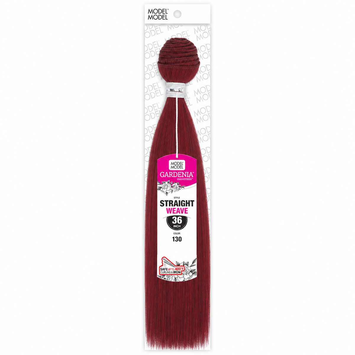Model Model Gardenia Straight full retail package, color 130, 36 inches, 1 weft bundles