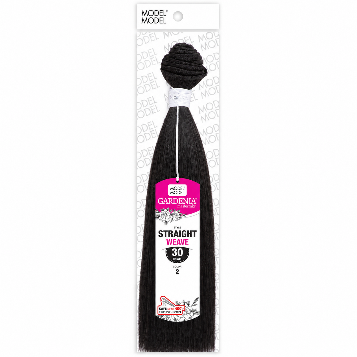 Model Model Gardenia Straight full retail package, color 2, 30 inches, 1 weft bundles