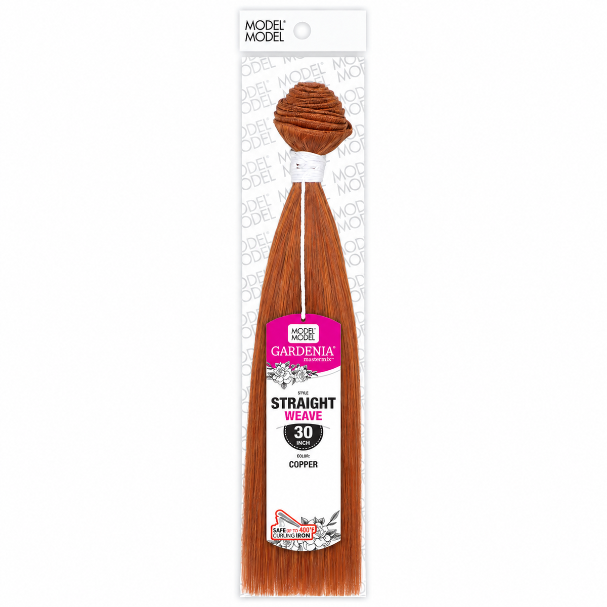 Model Model Gardenia Straight full retail package, color Copper, 30 inches