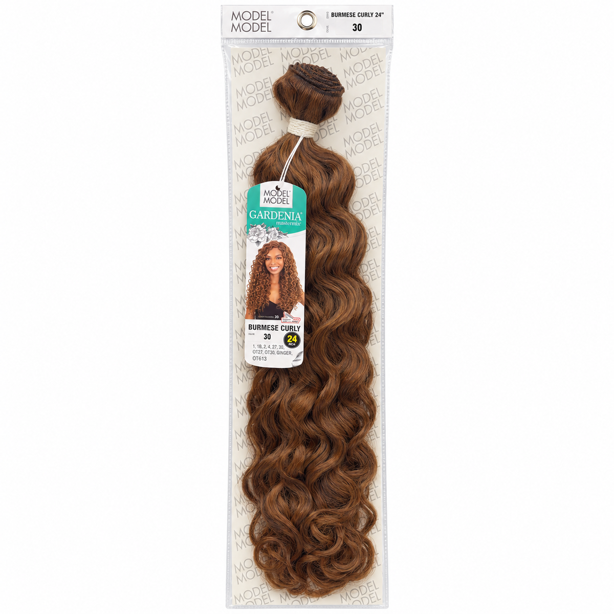 Model Model Gardenia Burmese Curly 24-inch full package, color 30