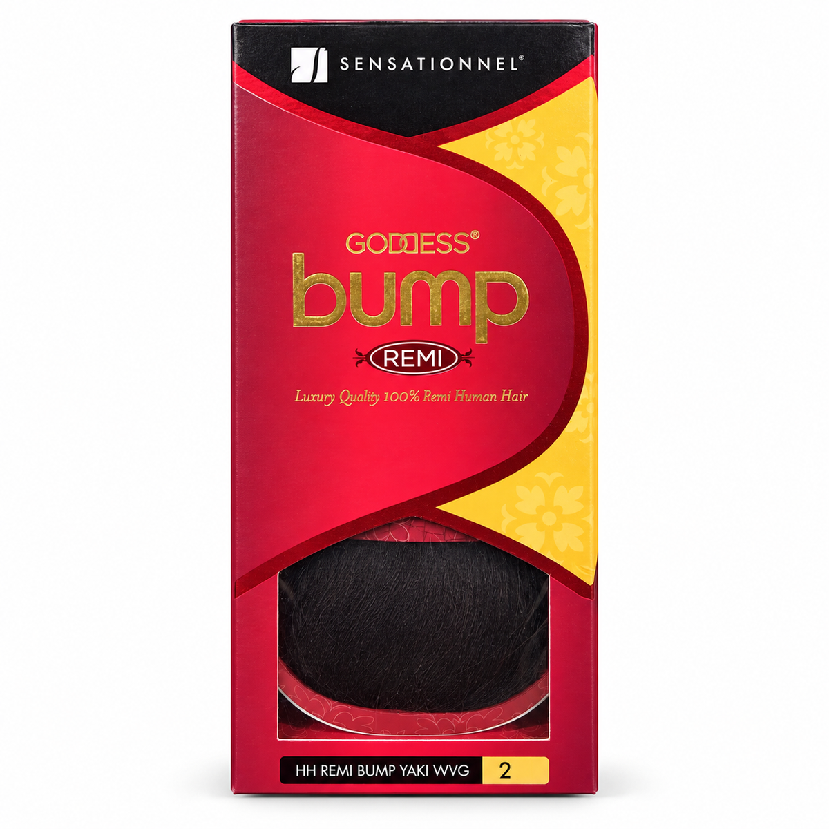 Sensationnel Goddess Bump Yaki 8 inch color 2 package on white