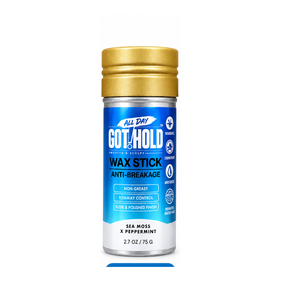 GOT2HOLD Anti-Breakage wax stick with Sea Moss and Peppermint, 2.7 oz