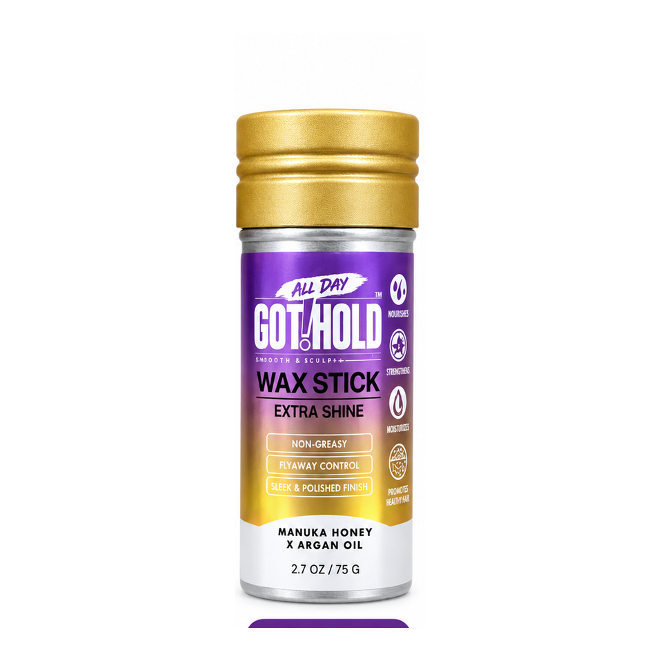 GOT2HOLD Extra Shine wax stick with Manuka Honey and Argan Oil, 2.7 oz