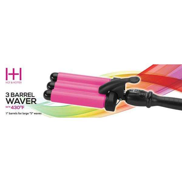 Hot & Hotter 3-Barrel Waver 1 Inch — 1-inch waver retail box