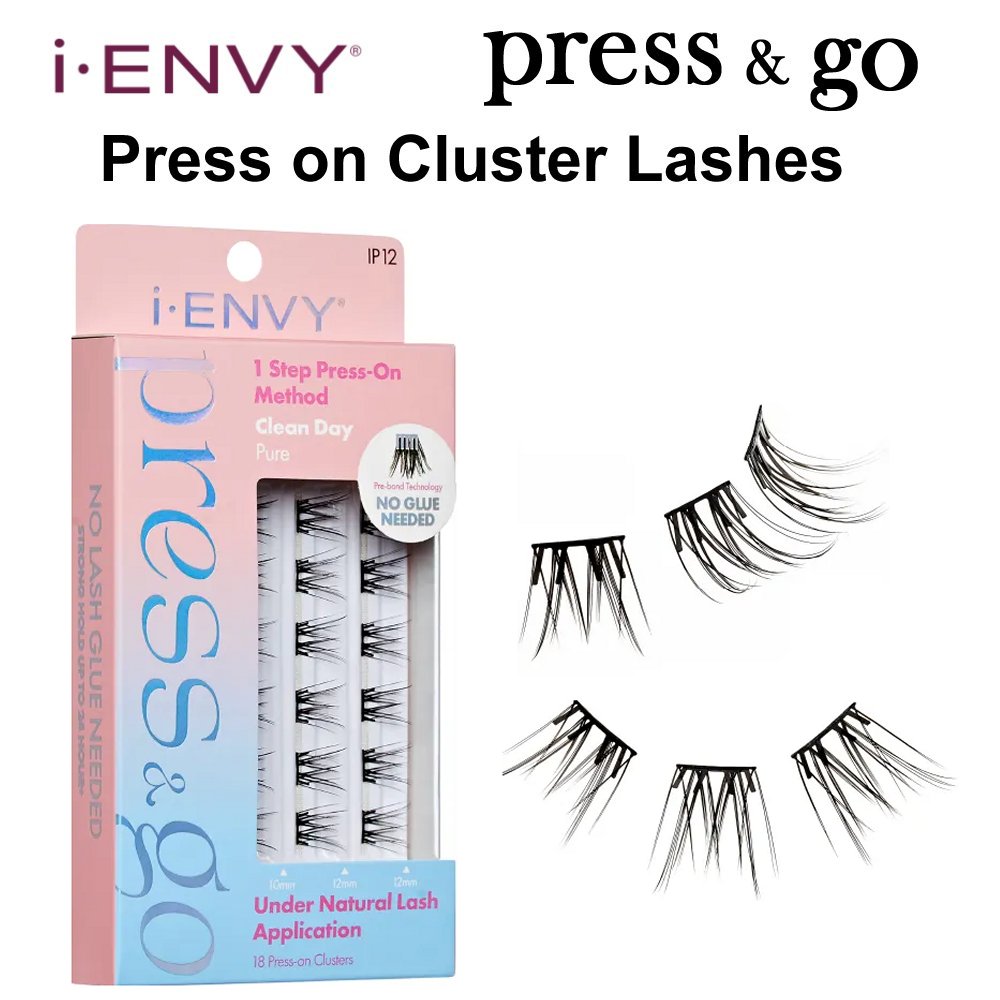 iEnvy Press & Go Press On Cluster Lashes Kiss