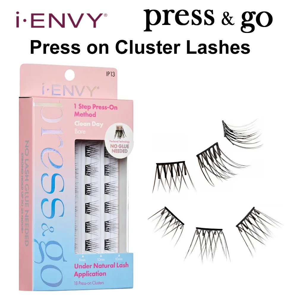 iEnvy Press & Go Press On Cluster Lashes Kiss
