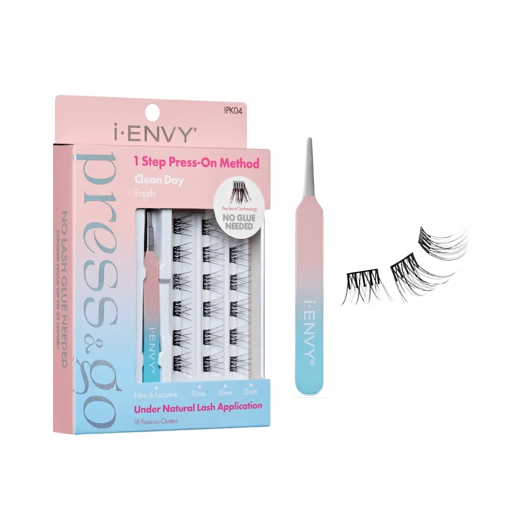 IENVY by KISS Press & Go Pre - Glued Lash Clusters - Beauty Exchange Beauty Supply