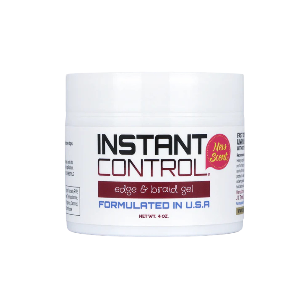 Instant Control Edge & Braid Gel | Maximum Hold Edge Tamer & Styling Gel 8 oz