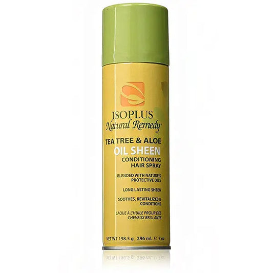 Isoplus Natural Remedy Tea Tree and Aloe Oil Sheen 7 oz can