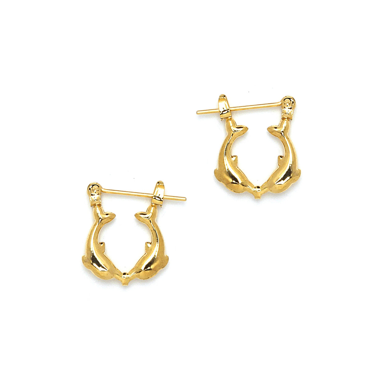 Joy Jewelry A2 gold-tone pin-catch hoop earrings