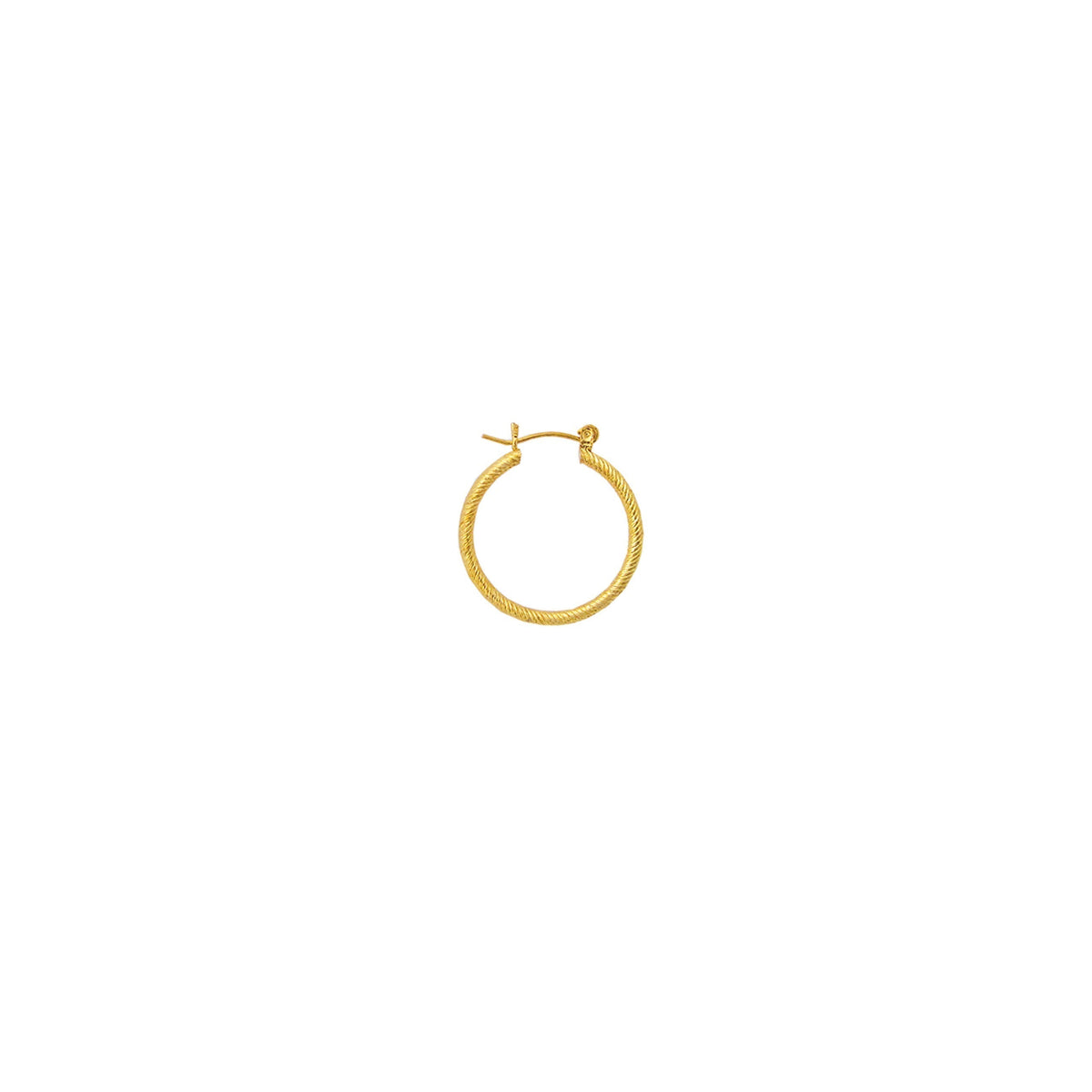 Joy Jewelry A5 gold-tone pin-catch hoop earrings