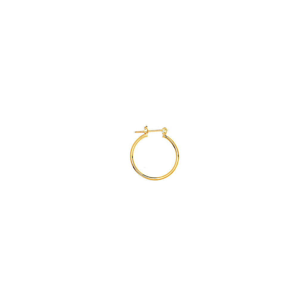 Joy Jewelry A8 gold-tone pin-catch hoop earrings