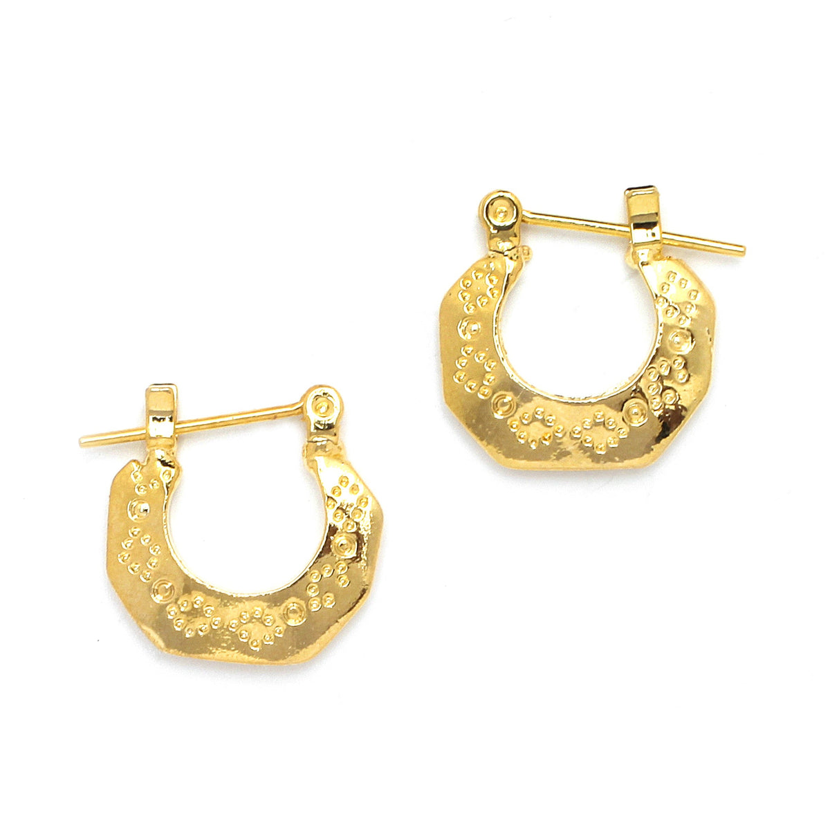 Joy Jewelry C1 gold-tone hoop earrings