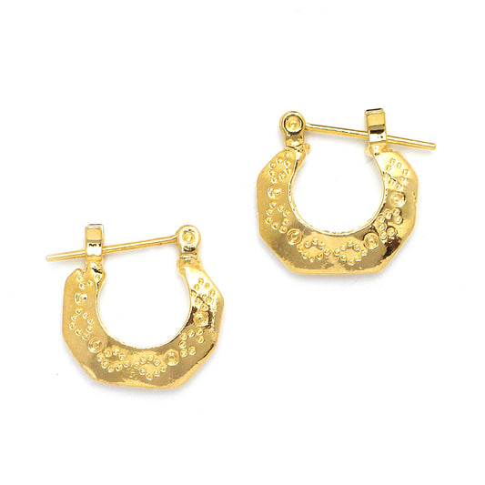 Joy Jewelry C1 gold-tone hoop earrings