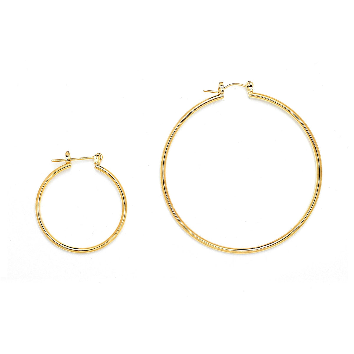 Joy Jewelry C17P gold-tone hoop earrings