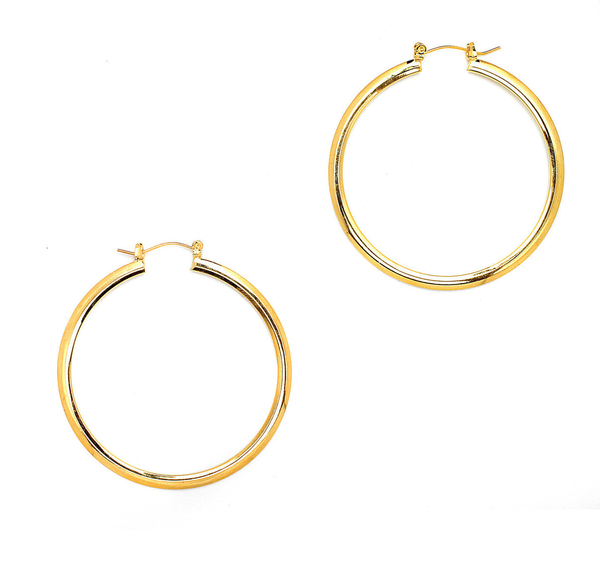 Joy Jewelry C21P gold-tone hoop earrings