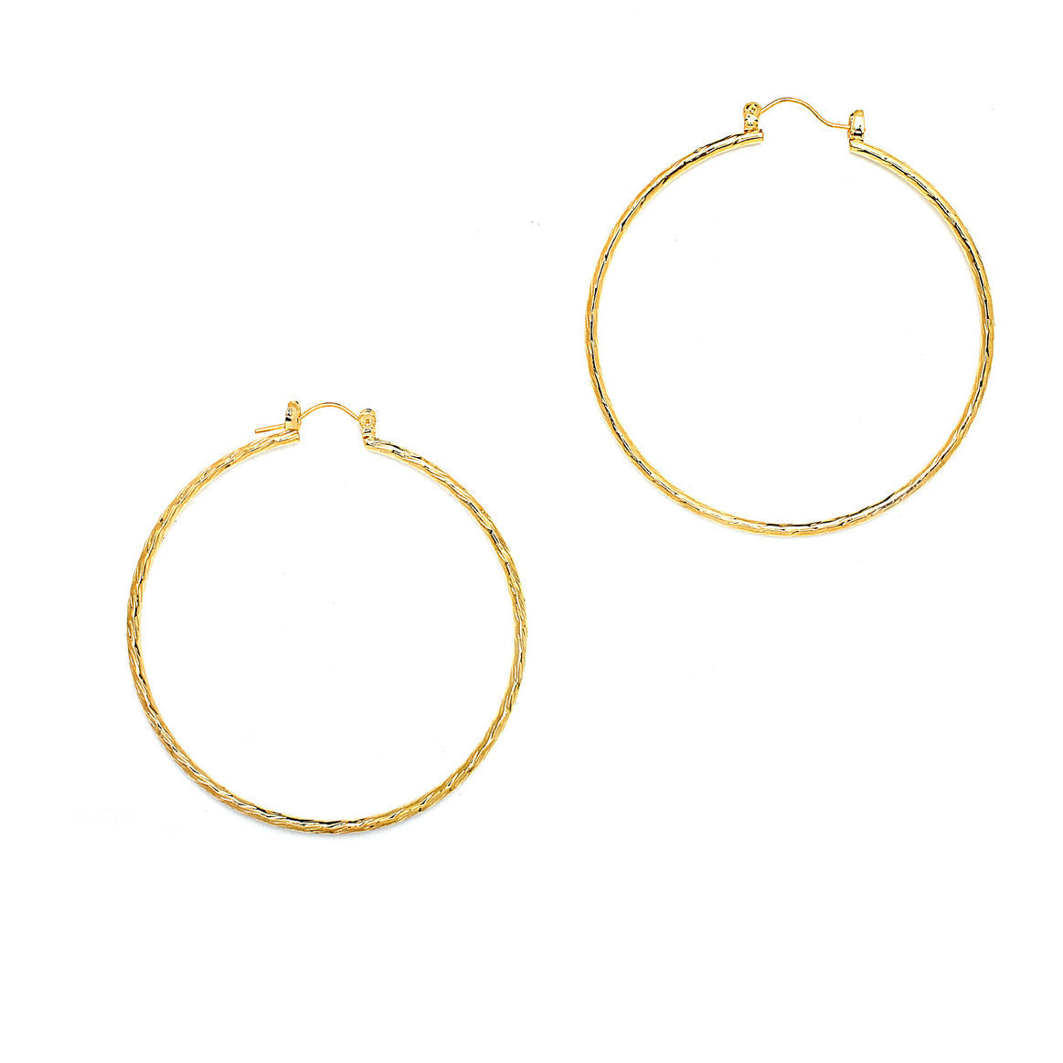 Joy Jewelry C23P gold-tone hoop earrings