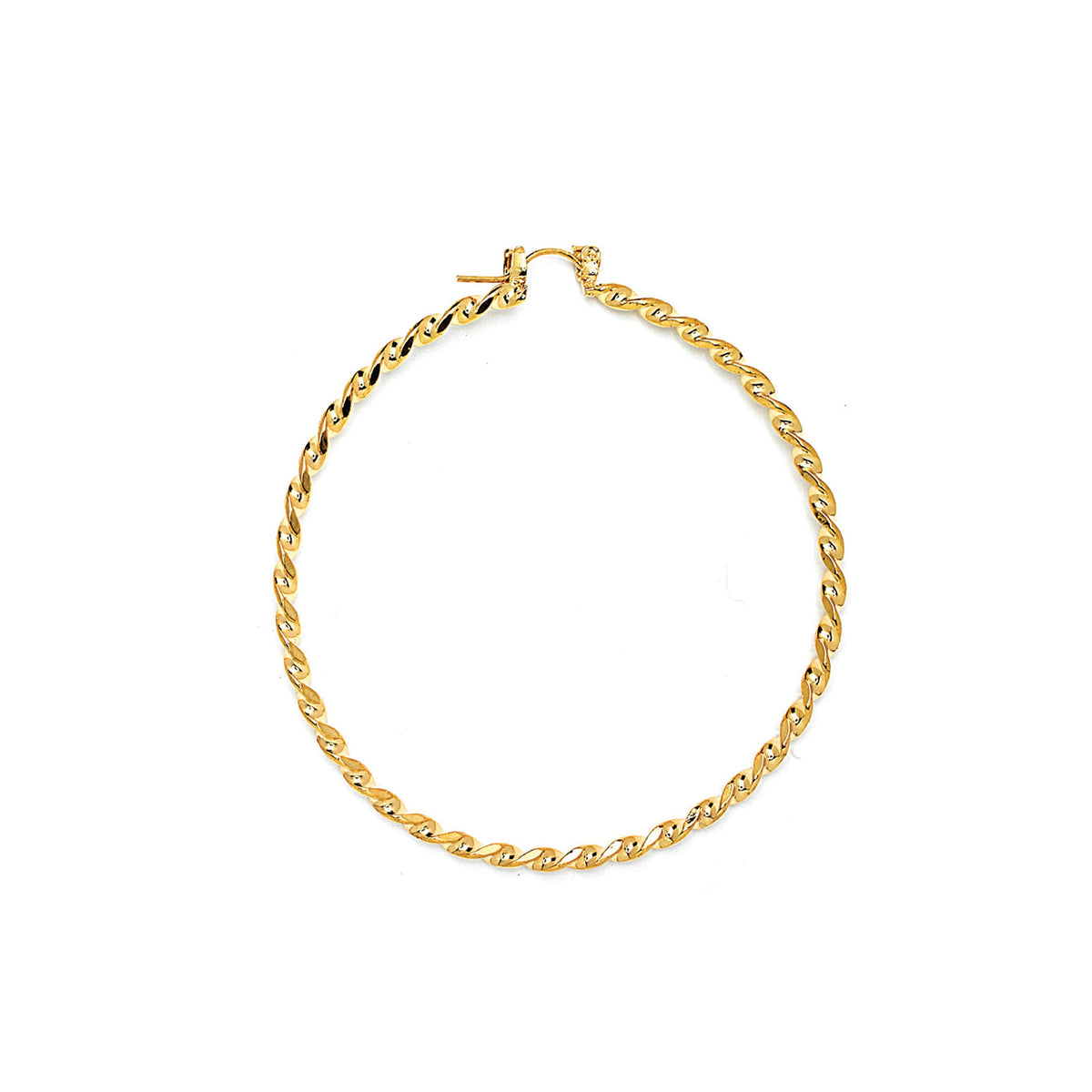 Joy Jewelry C25P gold-tone hoop earrings