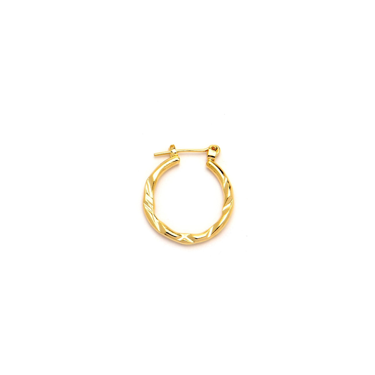 Joy Jewelry C7 gold-tone hoop earrings