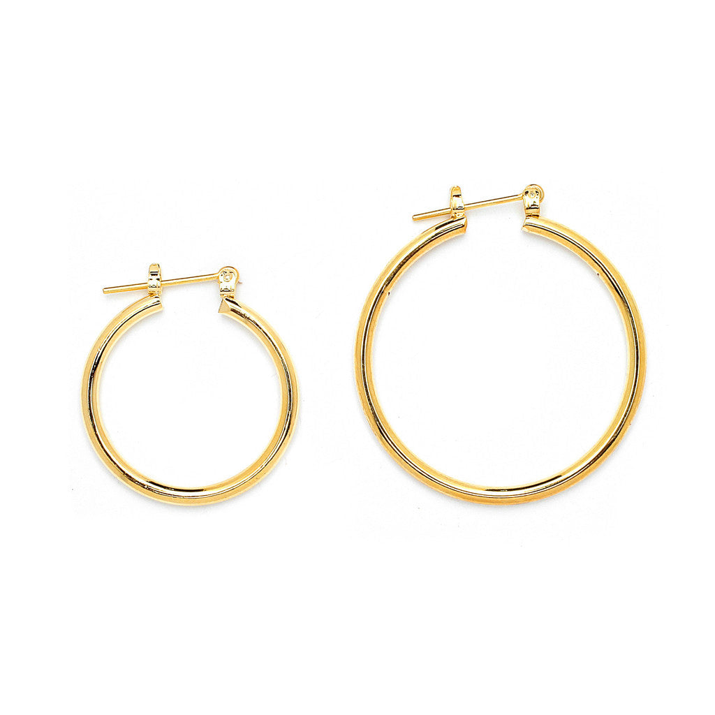 Joy Jewelry C9 gold-tone hoop earrings