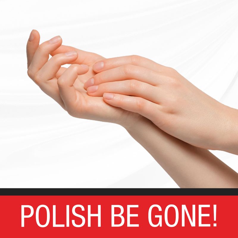 Supernail Pure Acetone Nail Polish Remover - Professional Strength for Acrylic, Gel & Dip Powder, Fast & Quick Gel Nail Polish Remover, 8 fl oz