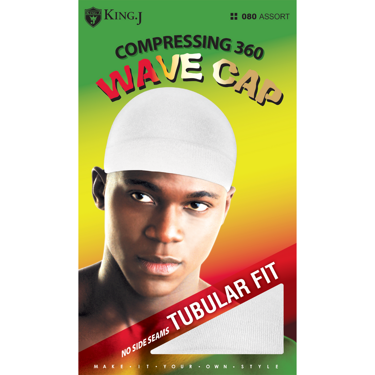 King.J Compressing 360 Wave Cap #080 Assort official product image