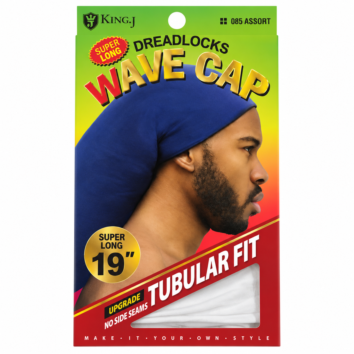 King.J Dreadlocks Wave Cap Super Long 19 inch #085 clean product image