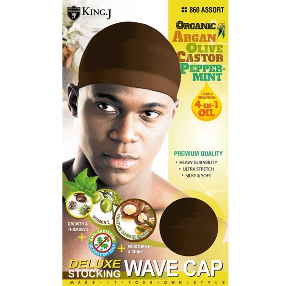 King.J Organic Deluxe Stocking Wave Cap #860 Assort official supplier image