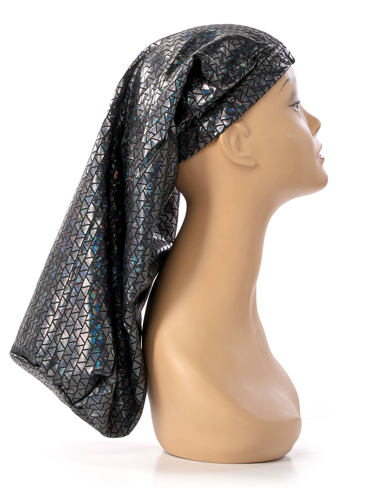 King.J Flex Dreadlocks Cap Super Long Black side view