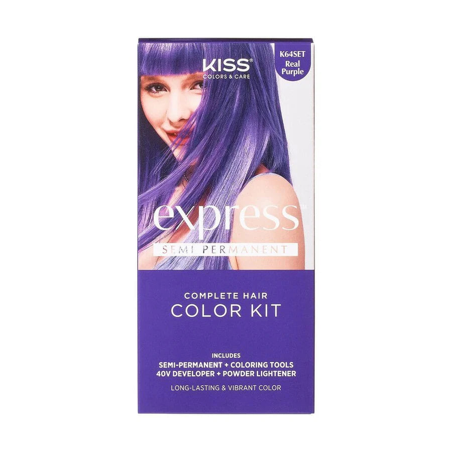 KISS EXPRESS HAIR COLORING KIT (PC) - MULTIPLE COLORS
