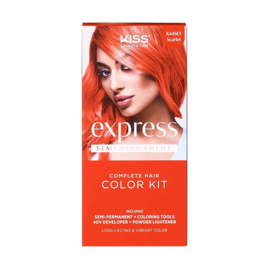 KISS EXPRESS HAIR COLORING KIT (PC) - MULTIPLE COLORS