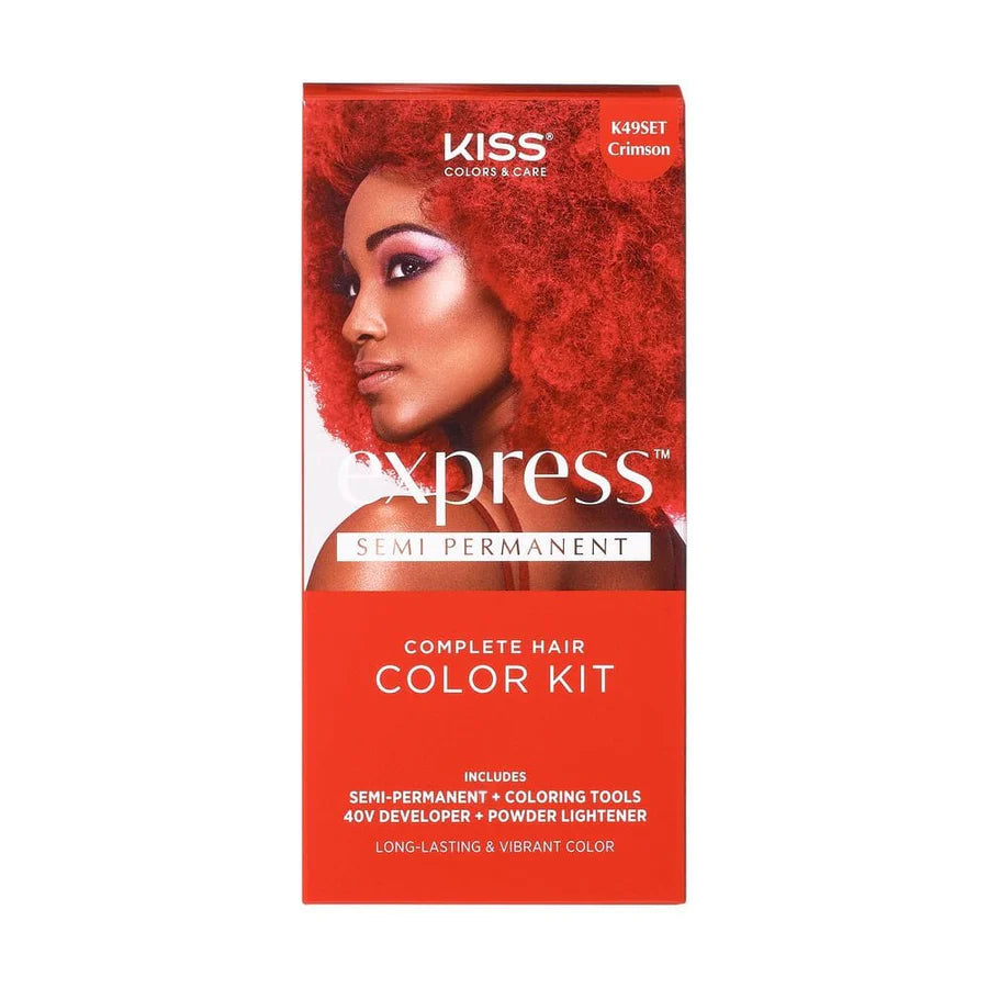 KISS EXPRESS HAIR COLORING KIT (PC) - MULTIPLE COLORS