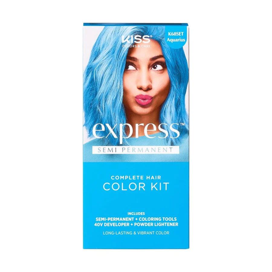 KISS EXPRESS HAIR COLORING KIT (PC) - MULTIPLE COLORS