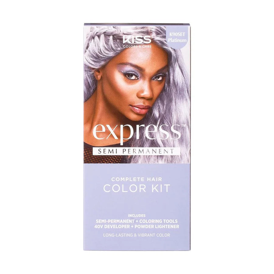 KISS EXPRESS HAIR COLORING KIT (PC) - MULTIPLE COLORS