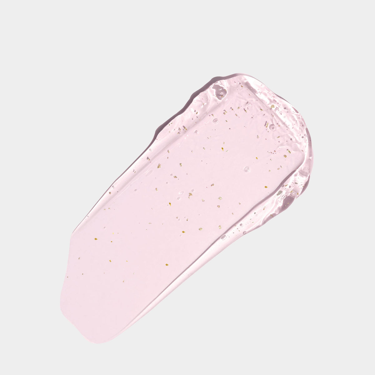Nicka K 24K Gold Lip Gloss, Rose Gold pink gloss swatch