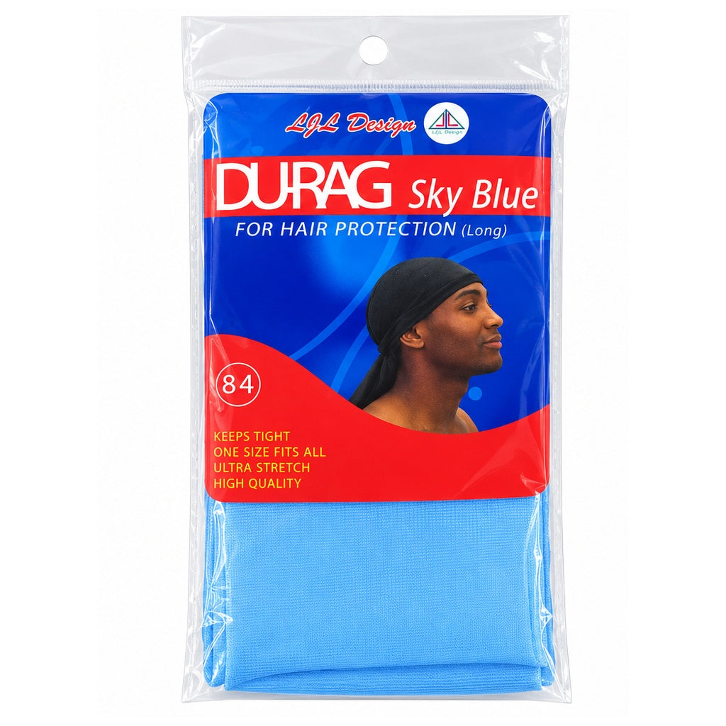 LJL Design Du-Rag Sky Blue #0401084 clean front retail image
