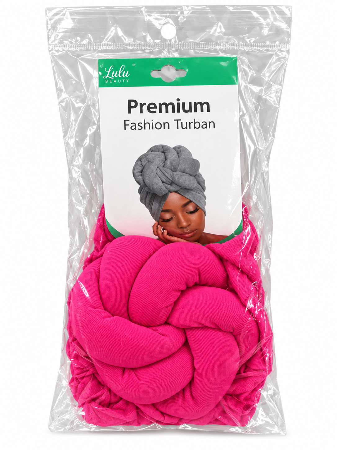 Lulu Beauty Premium Fashion Turban in Fuchsia