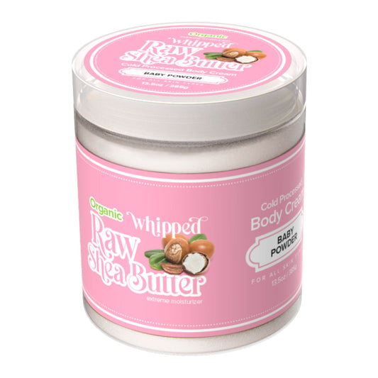 Lux Collection Organic Whipped Raw Shea Butter Baby Powder 385 g