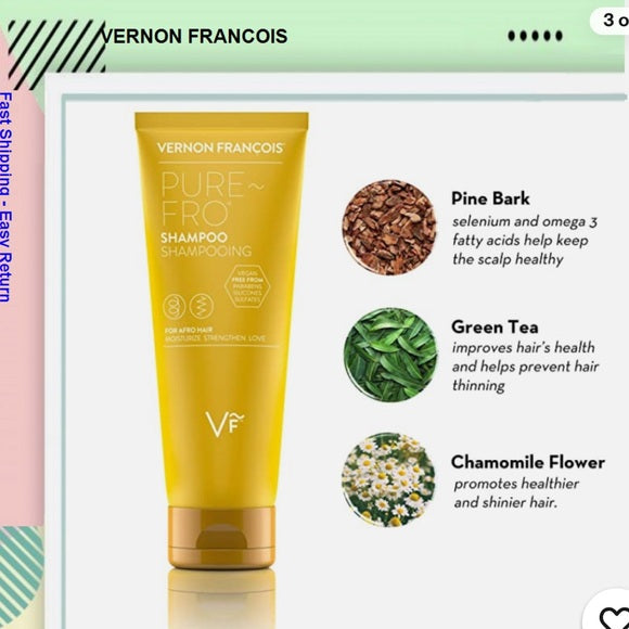 VERNON FRANCO Moisturizing Shampoo for Afro-Curly Hair VERNON FRANCOIS