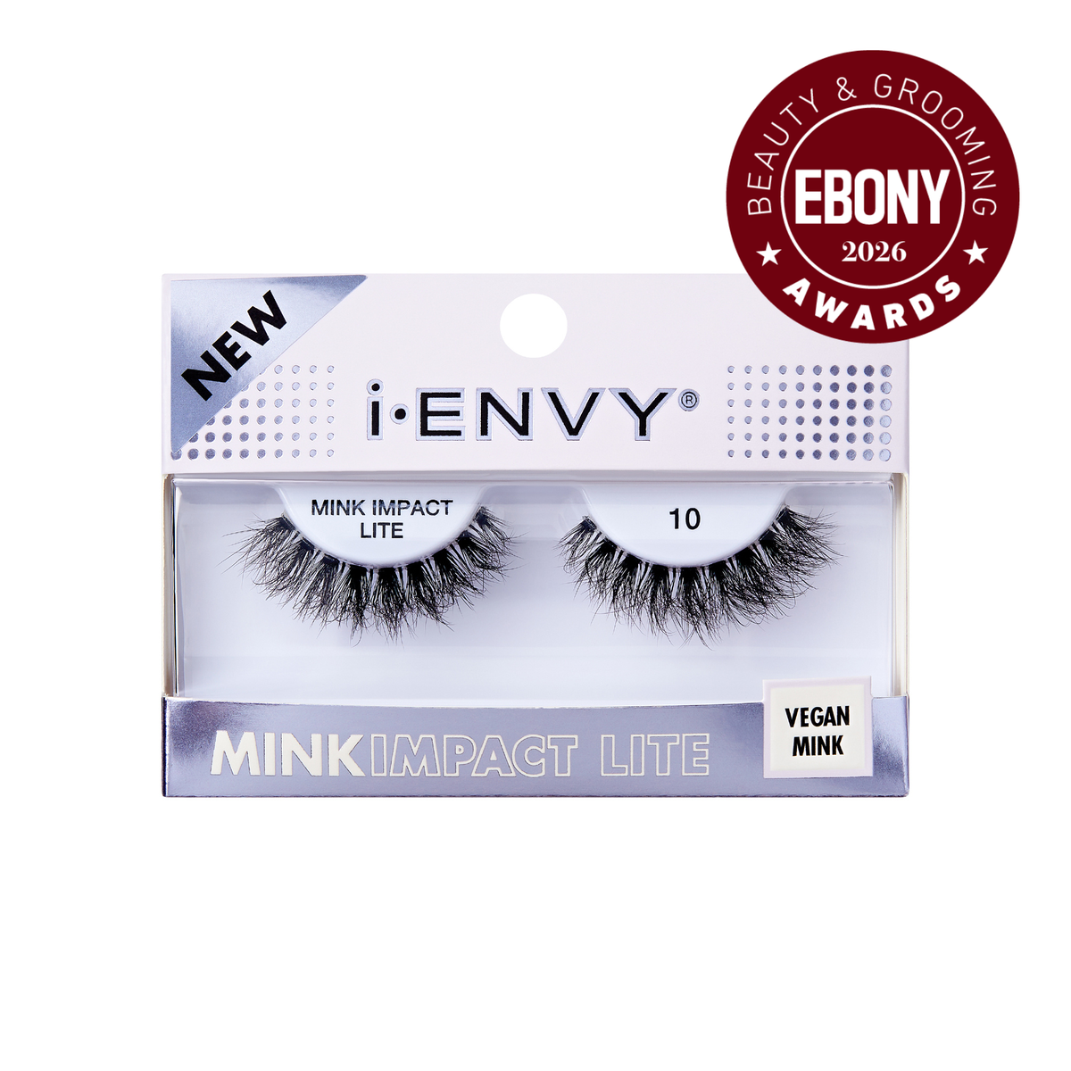 MIL10_main "A single false eyelash. The eyelash is curved and features multiple strands of synthetic or natural fibers designed to mimic the appearance of natural eyelashes. The strands are densely packed at the base and taper off towards the tips, creating a voluminous and fluttery effect. The base of the eyelash appears to be a thin, flexible band that can be adhered to the eyelid. The overall design suggests it is intended for cosmetic use to enhance the appearance of the eyes."