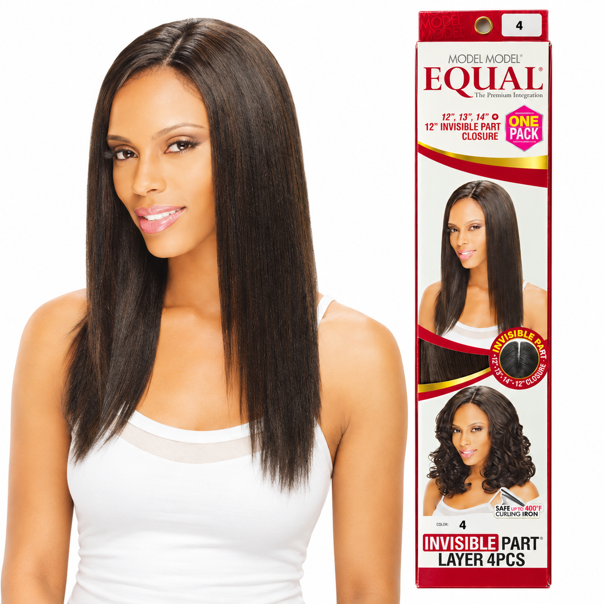 Model Model Equal Invisible Part Layer 4PCS – model and package