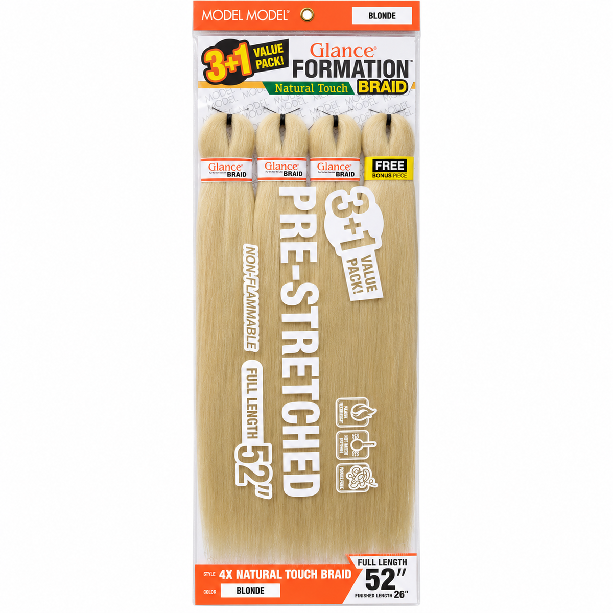 Model Model Glance Formation Blonde 4X 52 inch full package