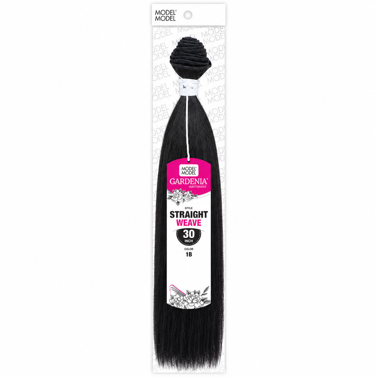 Model Model Gardenia Straight 30-inch full retail package in color 1B