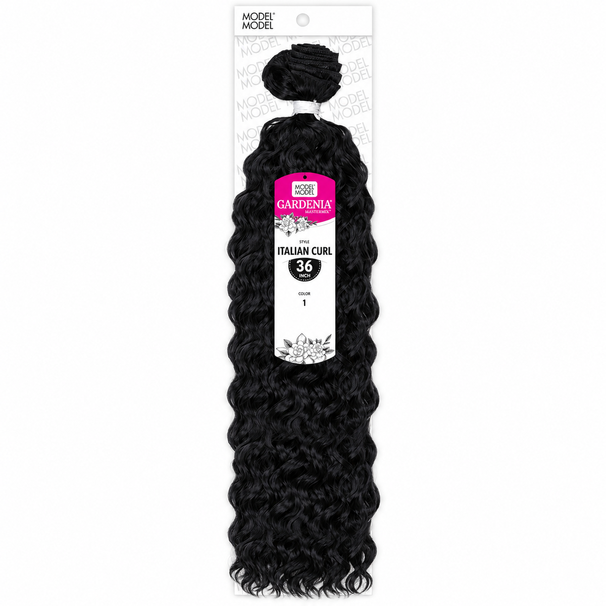 Model Model Gardenia Italian Curl 36-inch full retail package in color 1