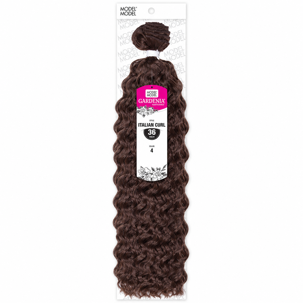 Model Model Gardenia Italian Curl 36-inch full retail package in color 4