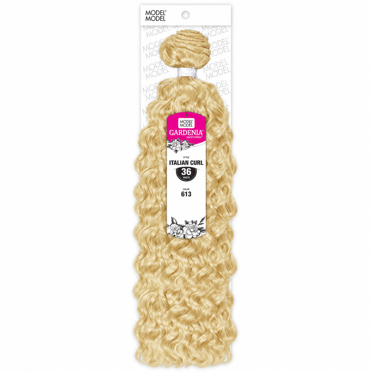 Model Model Gardenia Italian Curl 36-inch full retail package in color 613