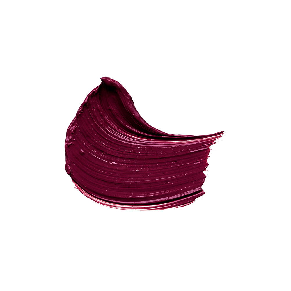 Nicka K Whipped Lipgloss – Vivid Burgundy, color swatch