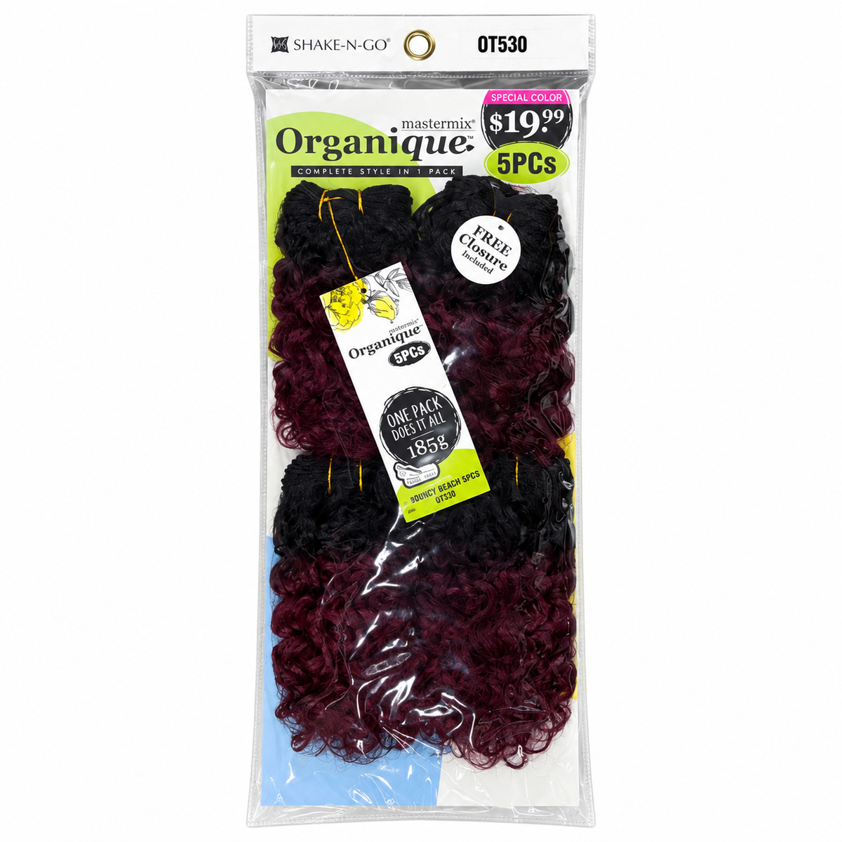 Shake-N-Go Organique Bouncy Beach 5PCS — full package in OT530