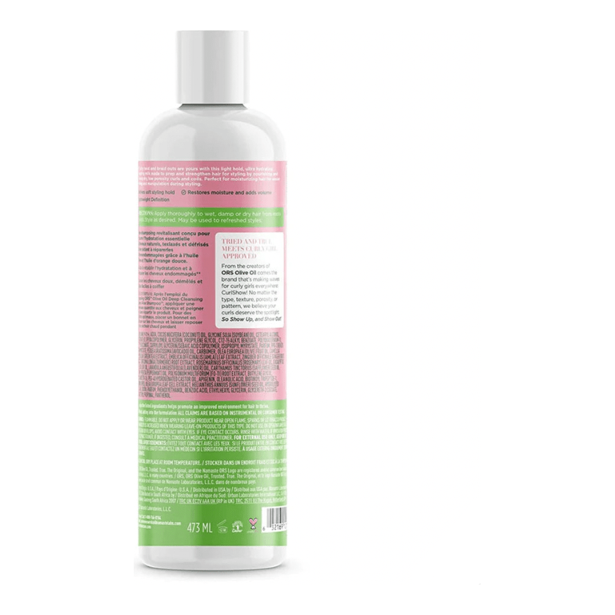 ORS Curlshow Nourish & Hydrate - Curl Style Milk - Infused with Avocado Oil & Callagen | 16oz - Beauty Exchange Beauty Supply