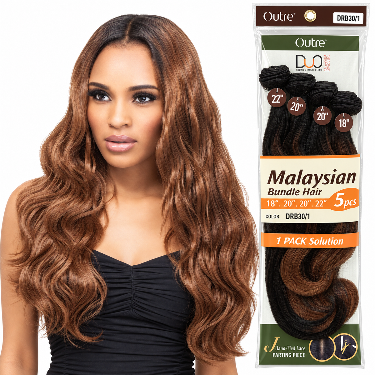 Outre Batik Duo Malaysian original model in DR30 beside DRB30/1 five-piece package